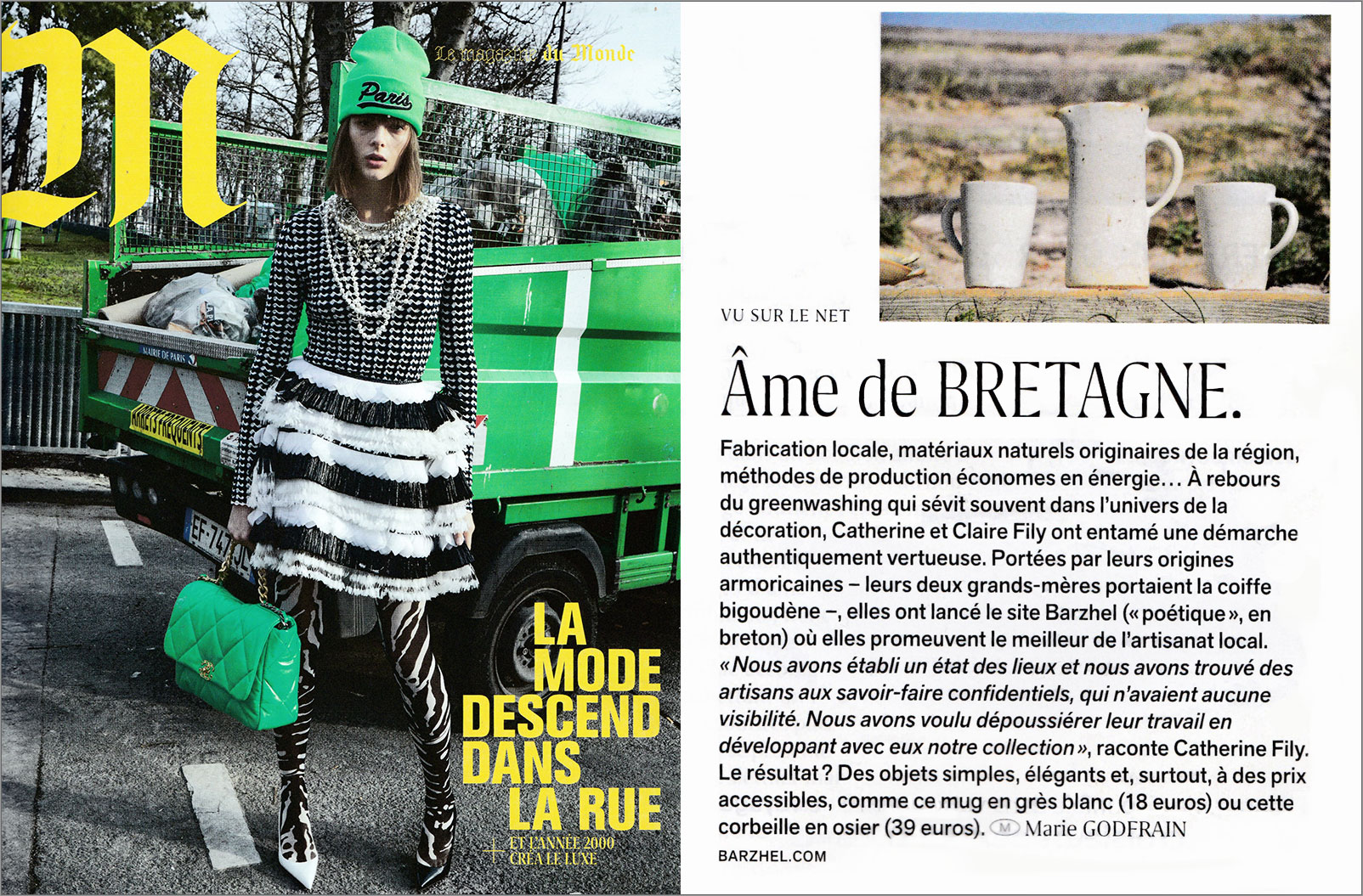 Article du Monde Magazine sur barzhel
