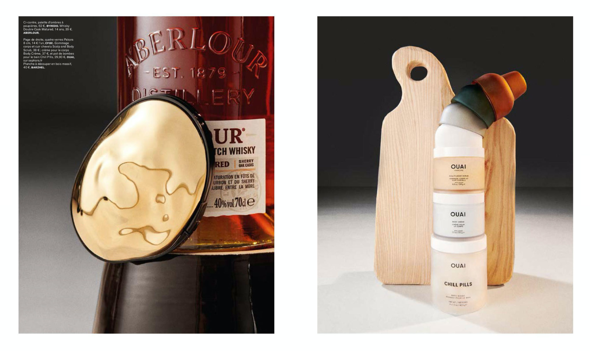 M Magazine planche à découper en bois brut barzhel