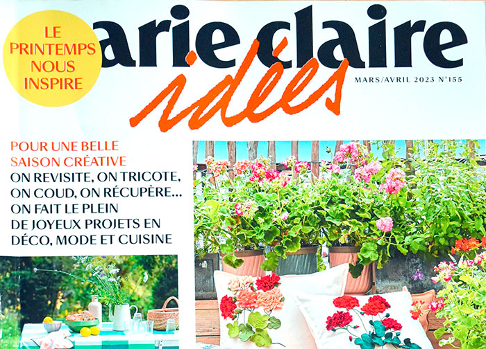 Artisanat Breton Barzhel dans le Marie Claire Idées Printemps 2023