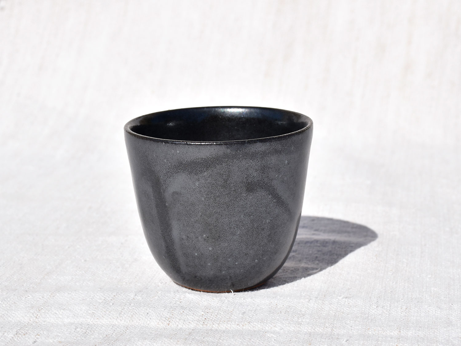 Tasse • Grès anthracite • 150 ml • Artisanat •