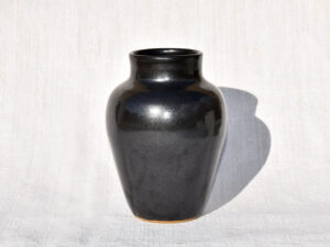 vase gris anthracite (noir) en grès