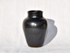 vase gris anthracite (noir) en grès